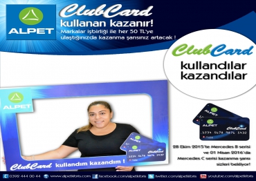 ALPET CLUB CARD 2. ve 3. ÇEKİLİŞLERİ ÖDÜL TÖRENLERİ GERÇEKLEŞTİRİLDİ!