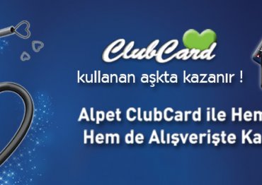 ALPET CLUBCARD'LA BU SEVGİLİLER GÜNÜNDE HEM AŞKTA, HEM DE ALIŞVERİŞTE KAZANIN!