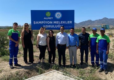 ALPET'TEN ŞAMPİYON MELEKLER ANISI'NA ZEYTİN FİDANI